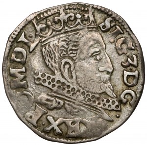 Sigismund III Vasa, Trojak Wschowa 1598 - F from left - SIG