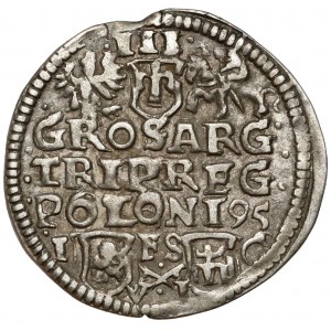 Sigismund III Vasa, Trojak Bydgoszcz 1595 - hooks and letters VI