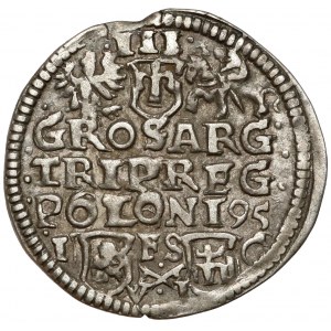 Zygmunt III Waza, Trojak Bydgoszcz 1595 - haki i litery VI