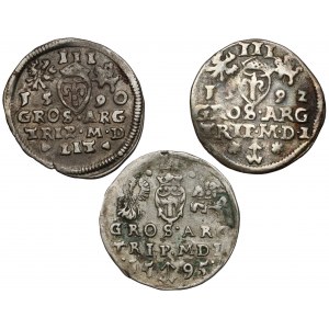 Žigmund III Vasa, Vilniuská trojka 1590-1595 (3ks)