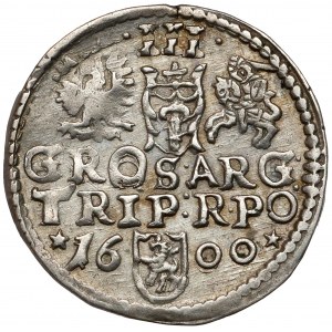Sigismund III Vasa, Trojak Poznań 1600 - without letter