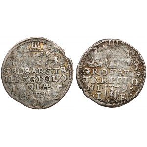 Sigismund III. Vasa, Trojak Olkusz 1592 und 1598 (2 St.)