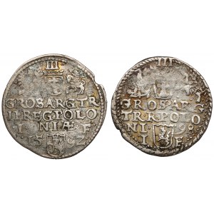 Žigmund III Vaza, Trojak Olkusz 1592 a 1598 (2ks)
