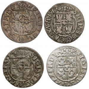 Zygmunt III Waza, Półtoraki Bydgoszcz 1617-1623 (4szt)