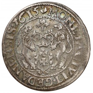 Sigismund III Vasa, Ort Danzig 1615 - dot on the