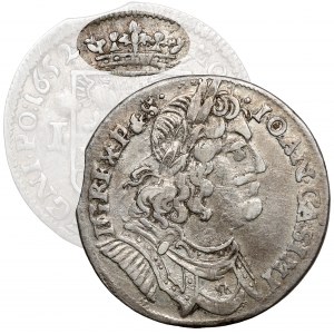 Johannes II. Kasimir, Ort Wschowa 1652 MW - OFFENE Krone - sehr selten