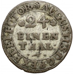 August II the Strong, 1/24 thaler 1709 ILH, Dresden