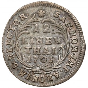 August II the Strong, 1/12 thaler 1703 EPH, Leipzig