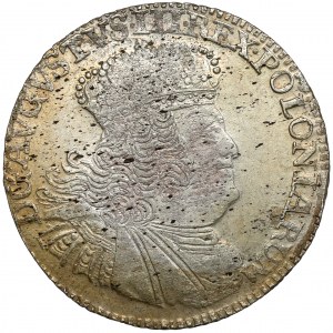 August III Sas, Leipzig zwei Zloty 1753 EG - 8 GR