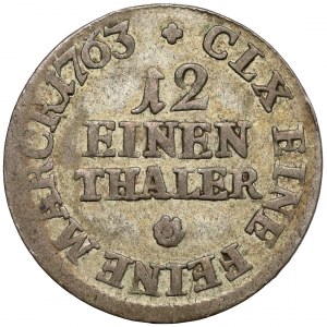 Frederick Christian, 1/12 thaler 1763 EDC, Leipzig