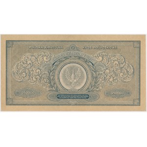 250.000 mkp 1923 - L - breite Nummerierung