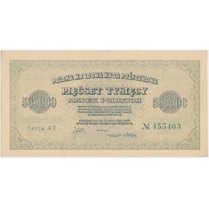 500 000 mkp 1923 - 6 čísiel - AT