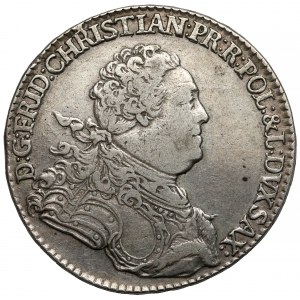 Friedrich Christian, Gulden (2/3 Taler) 1763 FWóF, Dresden