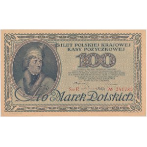 100 mkp 1919 - Ser.E - SCHÖN