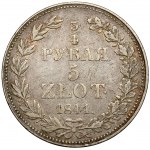 3/4 rubľa = 5 zlotých 1841 MW, Varšava - úzky chvost - ZRADA