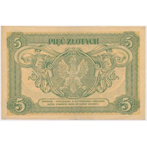 5 Zloty 1925 - D - Verfassung - schön