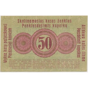 Poznan, 50 Kopeken 1916 ''...erwirbt'', große Schrift
