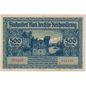 Gdansk, 500 marks 1922