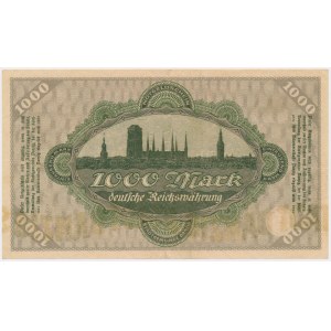Gdansk, 1,000 marks 1923