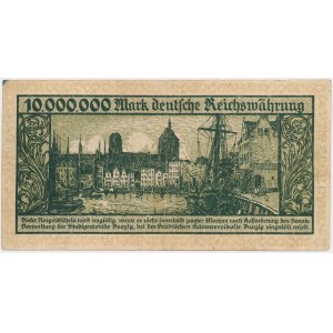 Gdansk, 10 miliónov mariek 1923