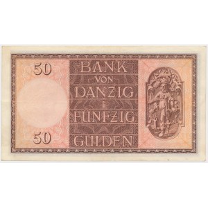 Danzig, 50 guilders 1937