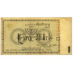 Ghetto 1 mark 1940 - no series, 6-digit numbering