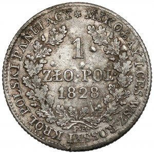 1 poľský zlotý 1828 FH - vzácny ročník