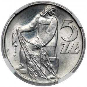 Rybak 5 złotych 1971