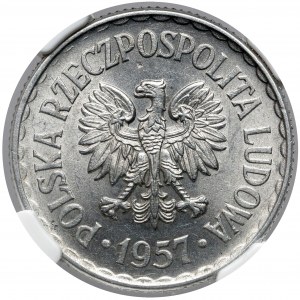 1 zloty 1957 - rare in this condition