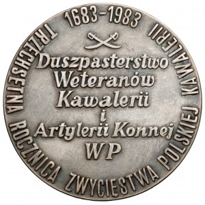 Medal SREBRO 300 Rocznica Zwycięstwa Polskiej Kawalerii 1683-1983