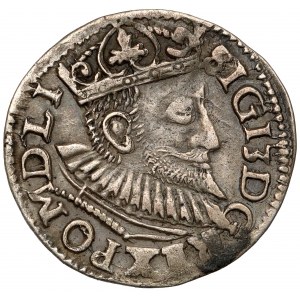 Sigismund III Vasa, Trojak Poznań 1594 - elongated face