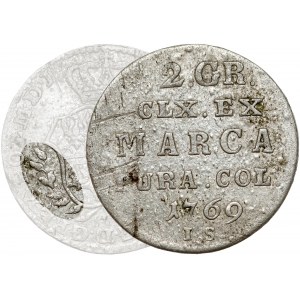 Poniatowski, Półzłotek 1769 I.S. - wczesny typ