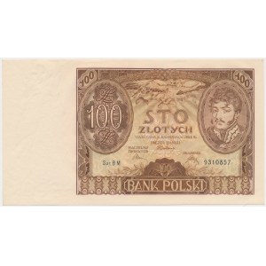 100 złotych 1934 +X+ w znaku wodnym