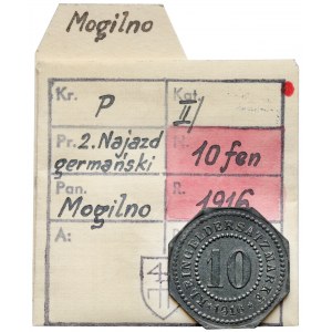 Mogilno, 10 fenigów 1916 - ex. Kałkowski
