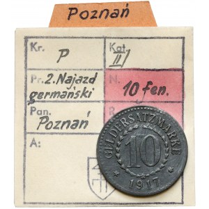 Posen (Poznaň), 10 fenig 1917 - ex. Kalkowski