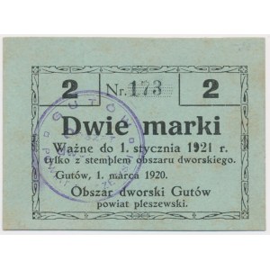 Gutów, 2 známky 1920