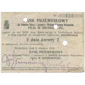 Drohobych, Průmyslová banka, 2 koruny 1914