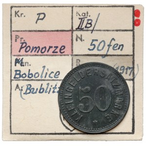 Bublitz (Bobolice), 50 fenigov bez dátumu - ex. Kalkowski