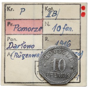 Rügenwalde (Darłowo), 10 fenigów bez daty - ex. Kałkowski
