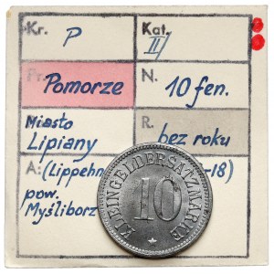 Lippehne (Lipiany), 10 fenig undatiert - ex. Kalkowski