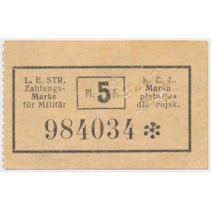 Łódź, Payment mark for military, 5 fenigs (1917)