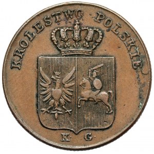 Powstanie Listopadowe, 3 grosze 1831 - ODWROTKA - rzadkość
