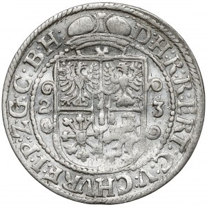 Prusy, Jerzy Wilhelm, Ort Królewiec 1623 - znak na Aw.
