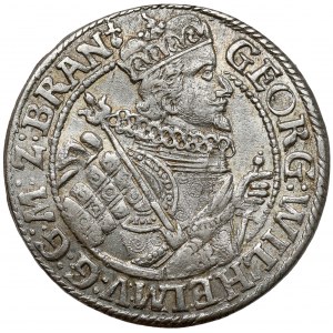 Prusko, George Wilhelm, Ort Königsberg 1622 - ve zbroji - značka na Av.