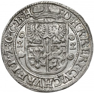 Prussia, George Wilhelm, Ort Königsberg 1622 - in armor - mark on Av.