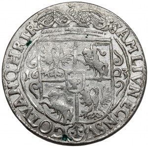 Zygmunt III Waza, Ort Bydgoszcz 1623 - cieniowana korona