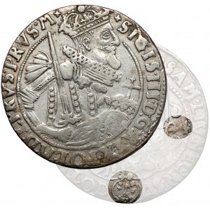 Sigismund III Vasa, Ort Bydgoszcz 1624 - Sächsisch im Oval - RARE
