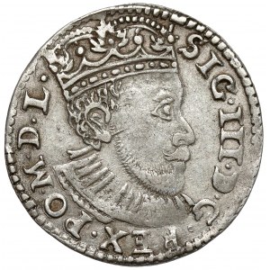 Sigismund III. Wasa, Trojak Poznań 1588 ID - erste