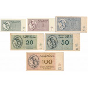 Česká republika, Teresin GETTO 1 - 100 Kronen 1943 (6ks)