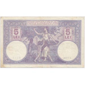 Rumänien, 5 Lei 1920